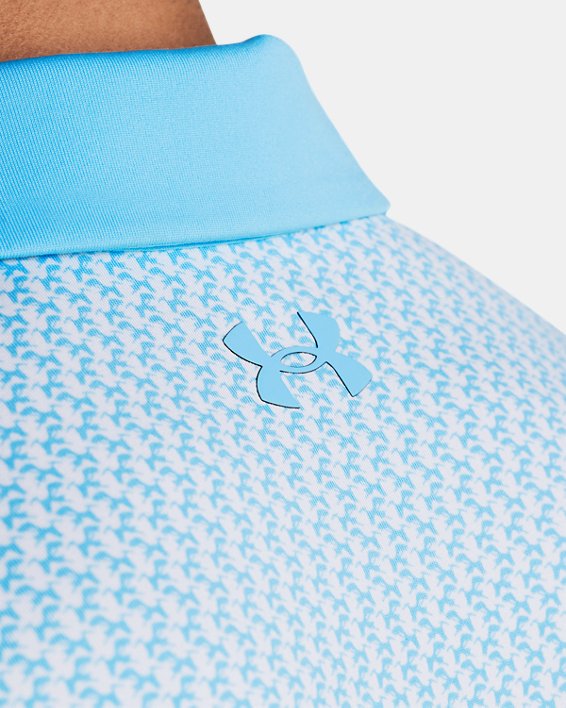 UA Playoff 3.0 Poloshirt mit Aufdruck für Herren, Blue, pdpMainDesktop image number 3